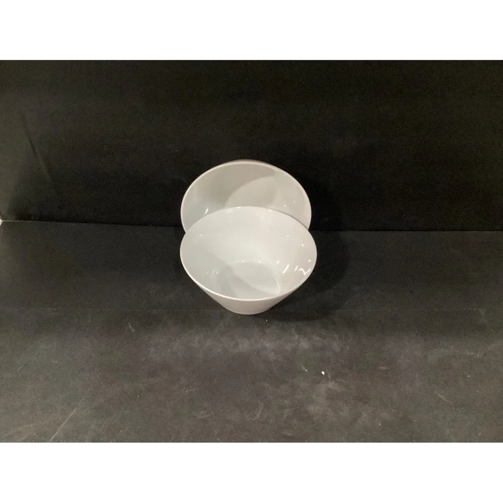 Food Network Set‎ of 2 White Soup Cereal Bowls 6.5
